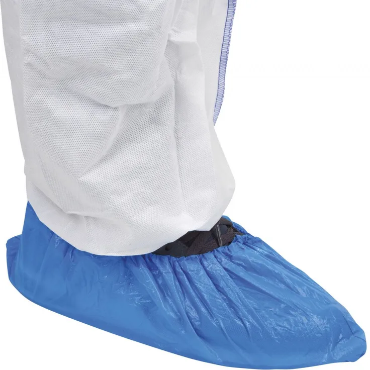 Kerbl Einmalüberschuhe Gummizug CPE knöchelhoch 100 Stck 410x150mm