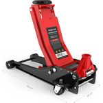 Autoheber Rangierwagenheber 3T Wageneheber hydraulisch Wagenheber flach 75-505mm Rangierwagenheber Werkstatt