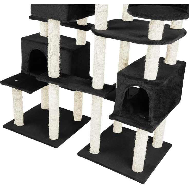 tectake Kratzbaum Entissar 214cm - schwarz – Bild 4