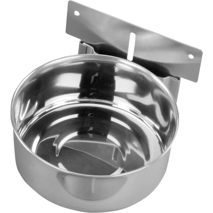 Nobby Edelstahlnapf mit Befestigung 15 cm 0,9 L