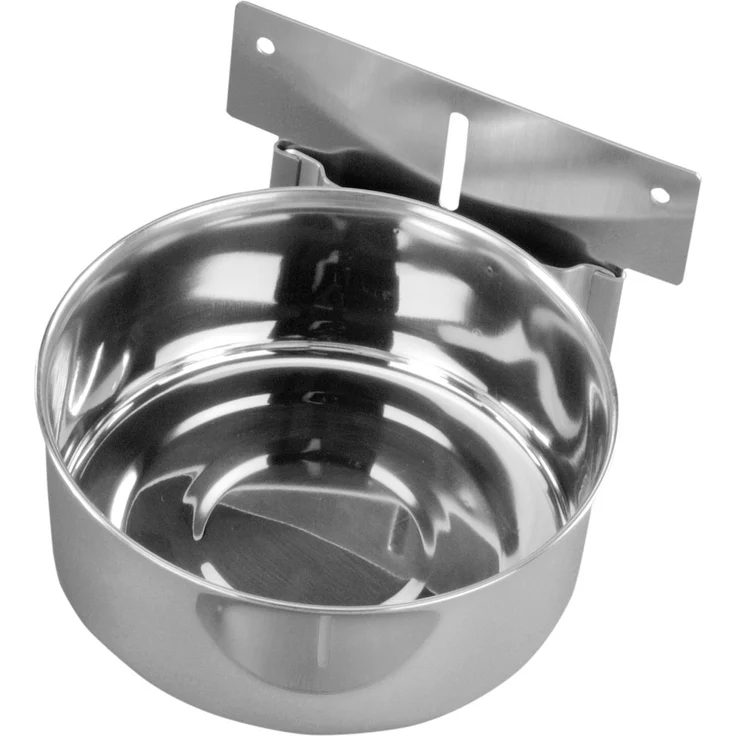 Nobby Edelstahlnapf mit Befestigung 15 cm 0,9 L