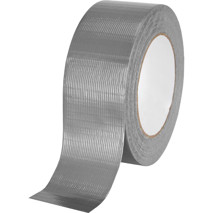 baytronic Gewebeband silber 48 mm x 50 m (3 Stück)