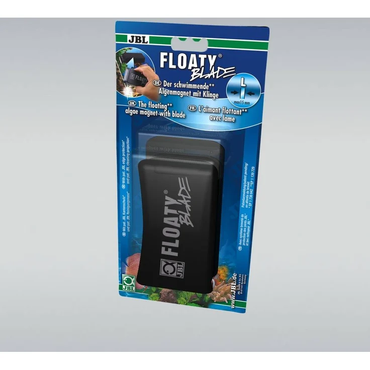 JBL Floaty Blade Schwimmender Scheiben-Reinigungsmagnet mit Klinge – Bild 1