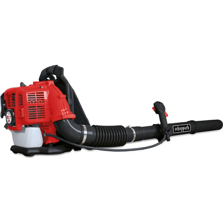 Scheppach Benzin Laubbläser LB5200BP, Anti-Vibrationssystem, 51,7 cm³ 2-Takt-Benzinmotor 1400W, Luftgeschwindigkeit 295 km/h, rückentragbar – Bild 1