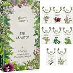 Tee Kräuter Samen Set 8 Sorten Tee Kräuter Saatgut Für Balkon Und Garten