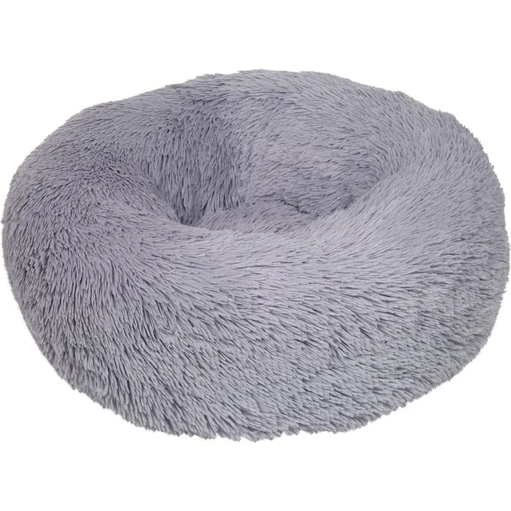 Nobby Hundebett Kuschelbett Donut Classic ESLA grau Ø 70 x 26 cm