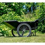 Polar Schubkarre Premium schwarz 165x74 cm