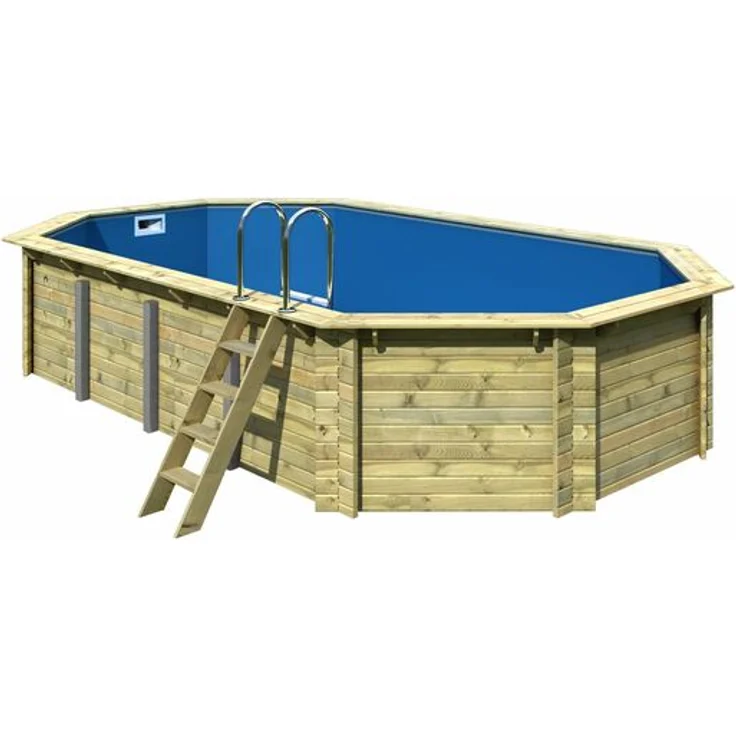 Karibu Pool Bali 5 oval SET inkl. Winterabdeckplane, Skimmer, Filteranlage – Bild 1