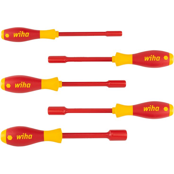 Wiha Steckschlüssel Schraubendreher Set SoftFinish® electric (29466) 5 tlg. I für Außensechskantschrauben I 5,5mm 7mm 8mm 10mm 13mm I für Elektriker – Bild 10