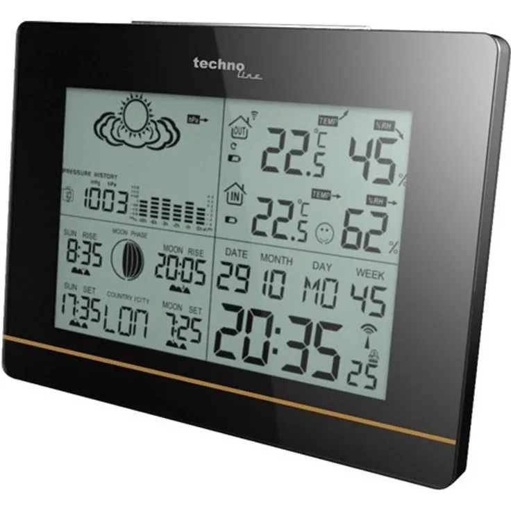Techno Line WS 6750 Funk-Wetterstation Vorhersage für 12 bis 24 Stunden