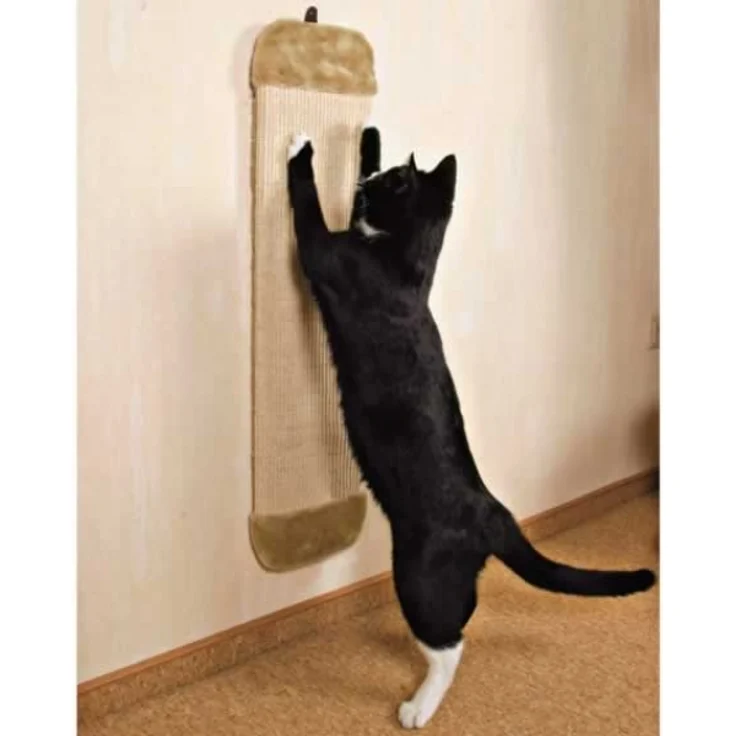 Trixie Kratzbrett XL mit Plüsch 18x78 cm beige – Bild 1