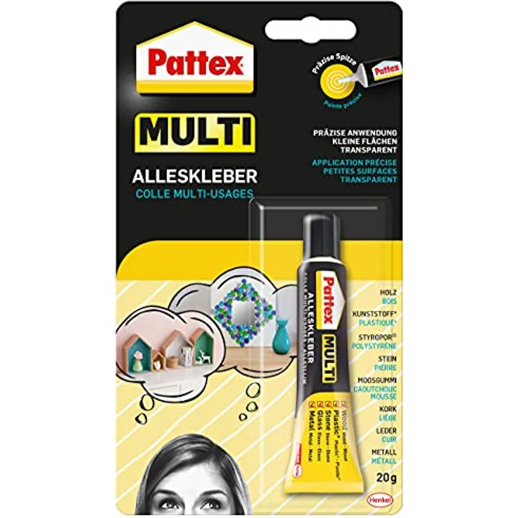 Pattex Alleskleber 20g Made at Home 15,75 pro 100 g