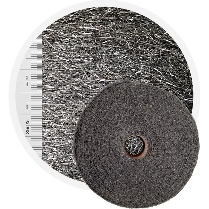 RAKSO Stahlwolle Reels 5kg grob 5, Beizschlamm v. Holz abtragen, schmutzreiniger
