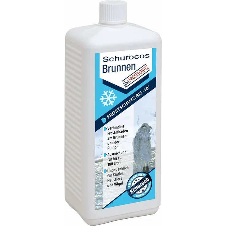 Schuroco BRUNNEN-spezial Frostschutz Brunnen Pflegemittel 1 Liter Flasche 301300
