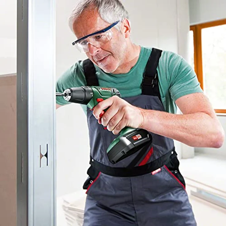 Bosch Akku Bohrschrauber PSR 1800 LI-2 18 V, 2x Akku + Systemkoffer – Bild 3