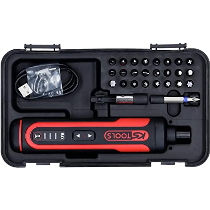 KS-Tools Werkzeug Adventskalender 2022 ''Stahl statt Schokolade'' mit Akku-Stabschrauber-Satz und Torsions-Bits, 27-tlg 999.3333 – Bild 5