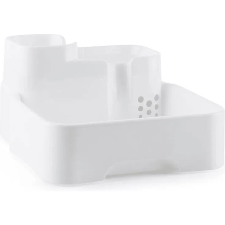 Lake Lassie Haustiertränke Tierbrunnen 4L Pumpe Aktivkohlefilter Weiß