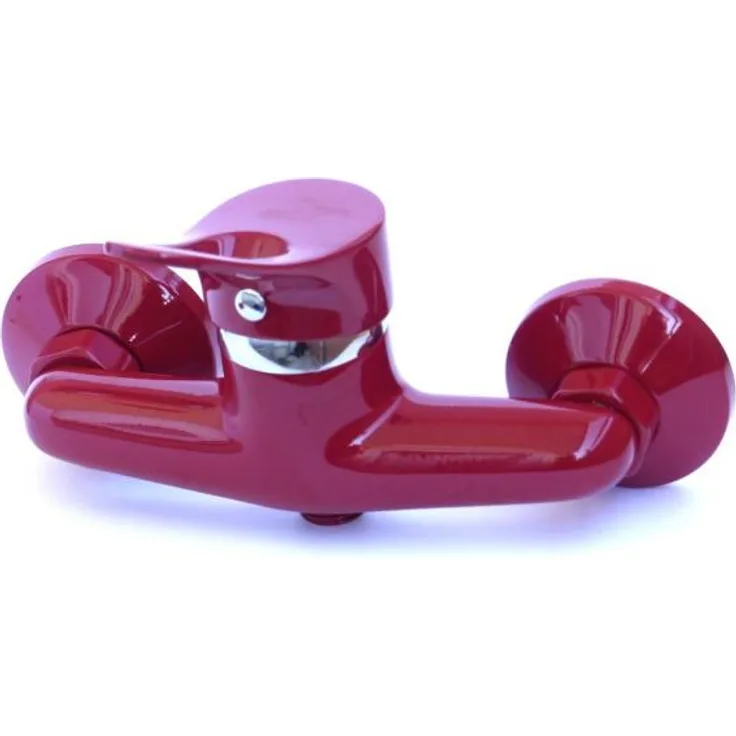 Wagner Einhebel Dusche Brause Bad Armatur Rot