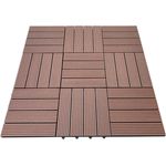 HOME DELUXE WPC Holzfliesen BAVARO - Hellbraun