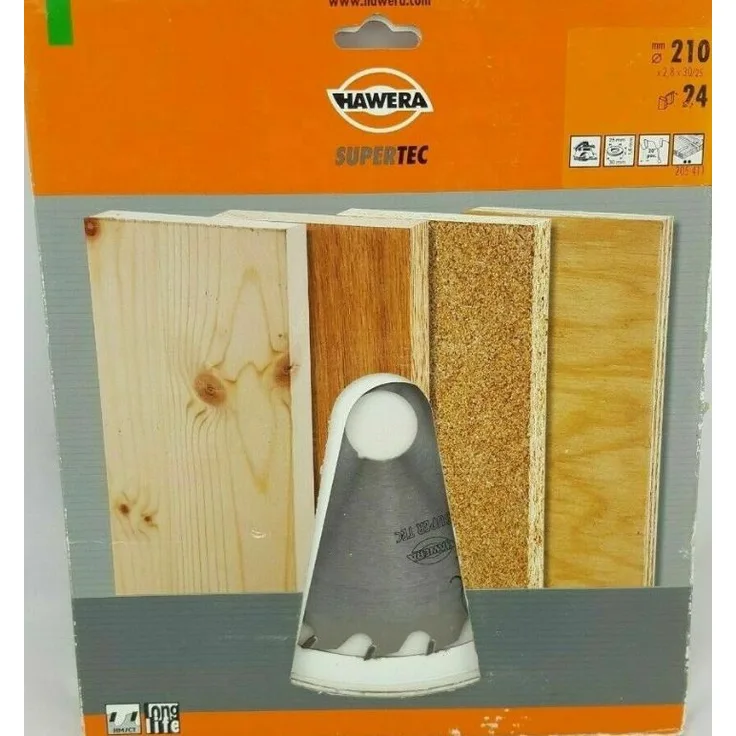 HAWERA SUPERTEC Kreissägeblatt Holz Sägen Kreissäge 210x2,8x30-25 Nr. 205 411