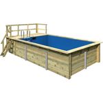Karibu Pool 1 SET 44 mm inkl. Filterpaket klein, Terrasse vor Kopf an der Seite 3,5 m breit v3