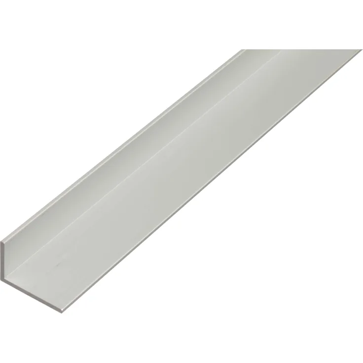 Alberts Winkelprofil | Aluminium, silberfarbig eloxiert | 1000 x 20 x 10 mm 
(473723)