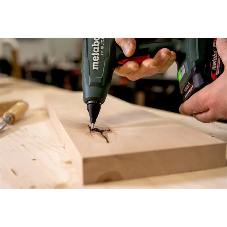 Metabo Akku Heißklebepistole HK 18 V LTX 20 Ø11 mm ohne Akku/Ladegerät Karton – Bild 2