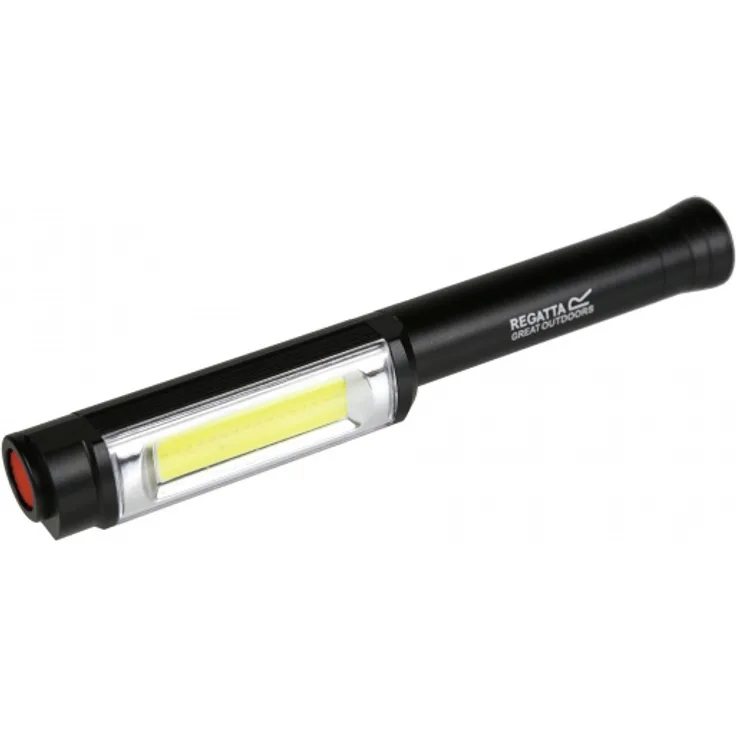 Regatta taschenlampe led batterie 300 lm 10 cm aluminium schwarz-gelb