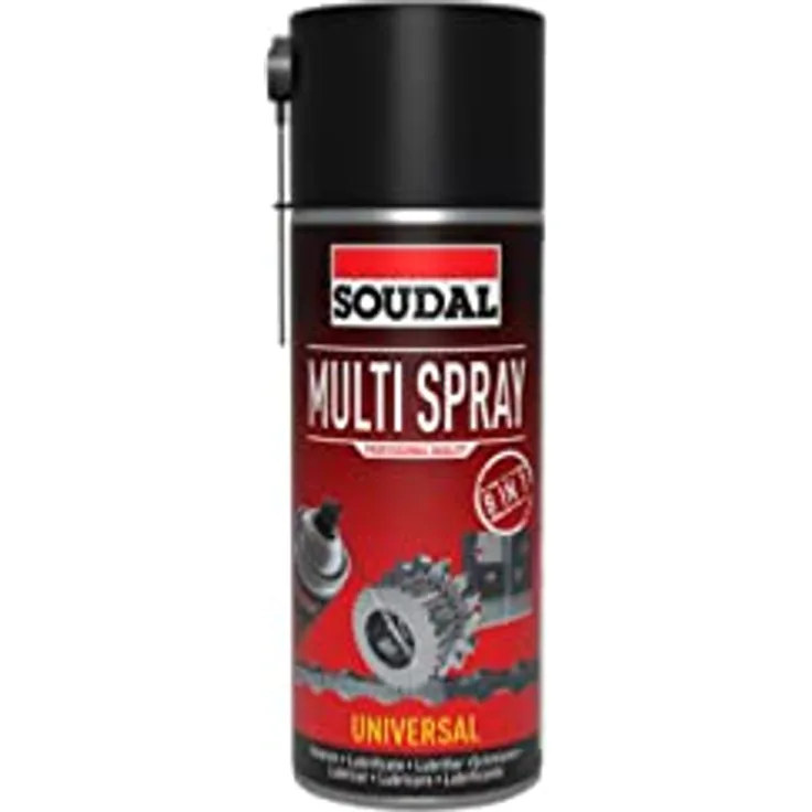 Soudal Multi Spray 119707 mit 8-facher Wirkung 400ml Dose, weiss