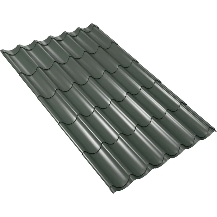 Weckman Metallziegel 185 x 106 cm 0,5 mm nadelgrün