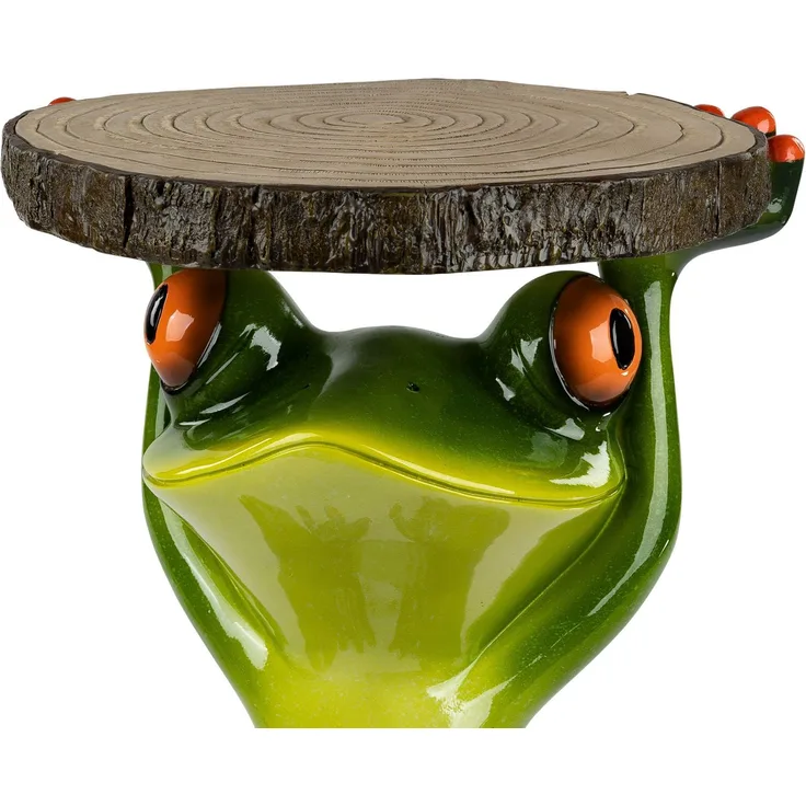 Formano Deko Tisch Frosch 44 cm grün Pflanzentisch Frog frösche