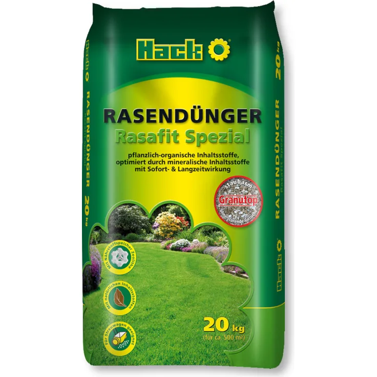 HACK Rasendünger Rasafit Spezial, 20 kg