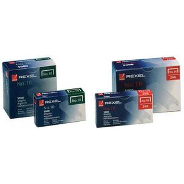 Rexel Heftklammern Nr. 24-6, verzinkt, Kleinpackung aus Stahl Inhalt 1.000 Stück (06121)