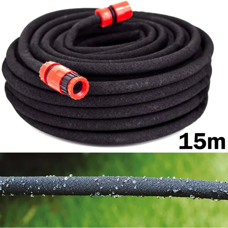 Grafner Bewässerungsschlauch Perlfunktion schwarz 15m (BS10724)