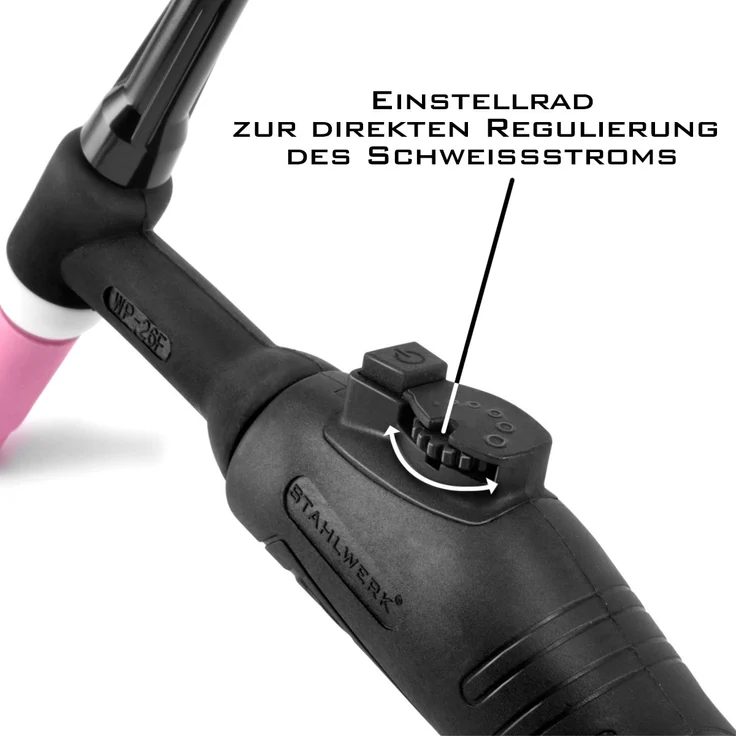STAHLWERK WIG Schweißbrenner WP-26 FR mit 5 Meter Schlauchpaket bis 200 A – Bild 5