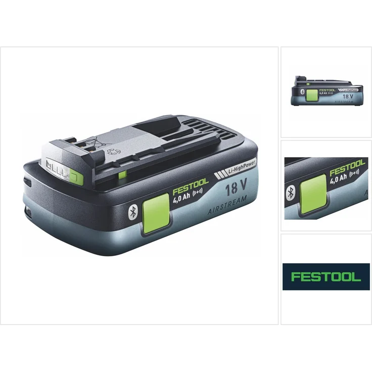 Festool BP 18 Li 4,0Ah HPC-ASI Akkupack 18V 4,0Ah HighPower ( 205034 ) Akku Bluetooth mit Airstream – Bild 2