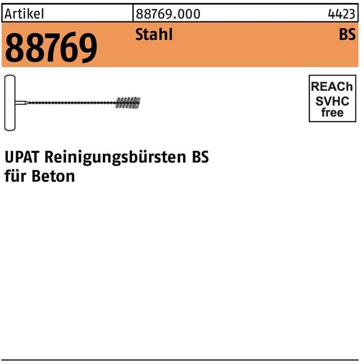 UPAT Reinigungsbürste R 88769 BS 24 - F. M20 Stahl UPAT Reinigungsbürsten BS für Beton