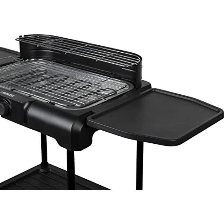 Princess Elektrogrill mit Seitlichen Ablagen 2200 W Schwarz – Bild 4