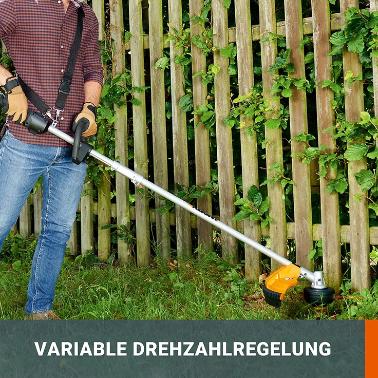 Worx Rasentrimmer Freischneider 40V Max WG186E.92 ohne Akkus 38 cm Schnittkreis – Bild 4