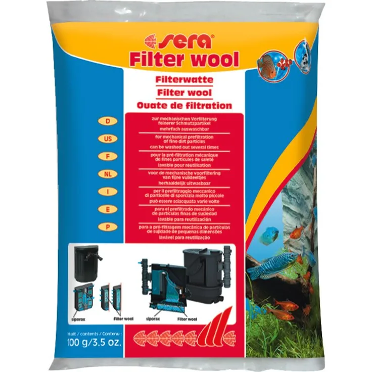 sera Filterwatte 100 g