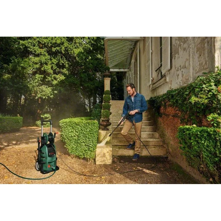 Bosch DIY AdvancedAquatak 150 Hochdruckreiniger , Hochdruckpistole, 8M Schlauch, 3 Düsen, 3 Lanzen, transparenter Wasserfilter, Karton 2100 W, 150 Bar, 500 L-H, 1 Stück, 06008A7700 – Bild 4
