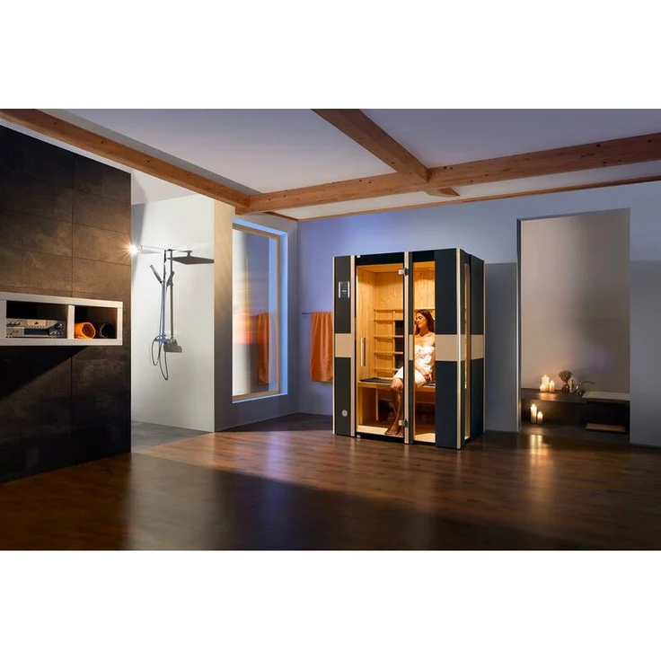 WEKA Infrarotkabine MILA 2, 2050 W, naturbelassen – Bild 1