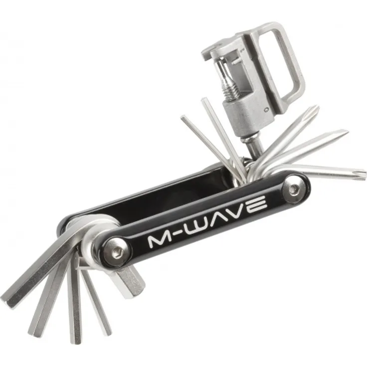 M-Wave multitool Little 15 Funktionen 8 cm schwarz