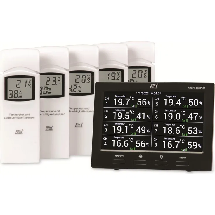Dnt RoomLogg PRO DNT000004 Funk-Thermo-/Hygrometer