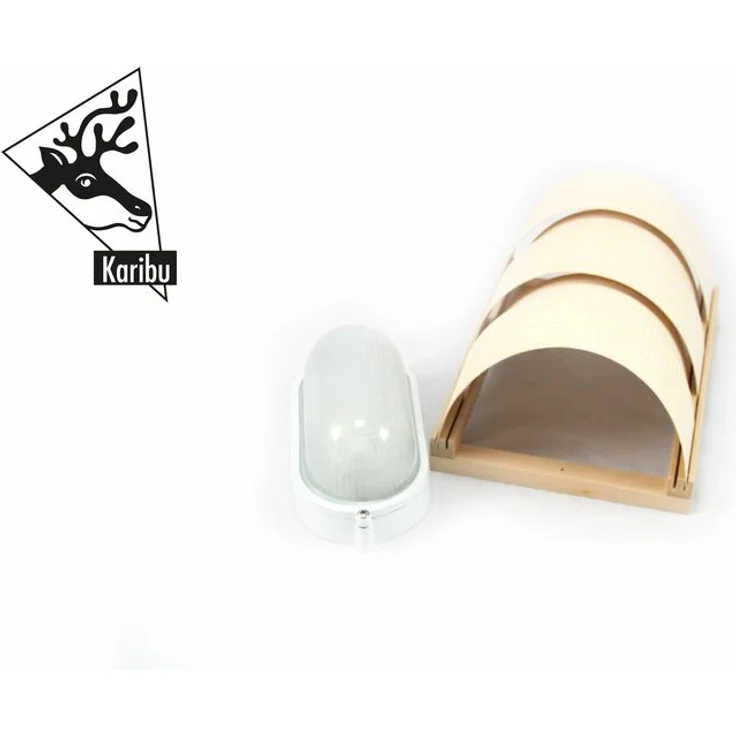Karibu Saunaleuchte Classic Leuchte IP54, E27 – Bild 1