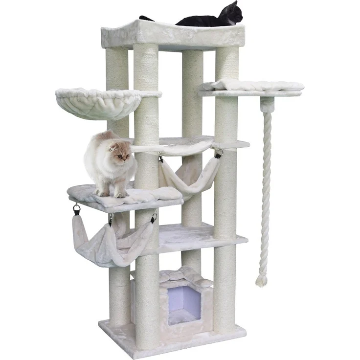 Nobby Kratzbaum Rubi 60 x 80 cm, cream, 197cm hoch – Bild 1