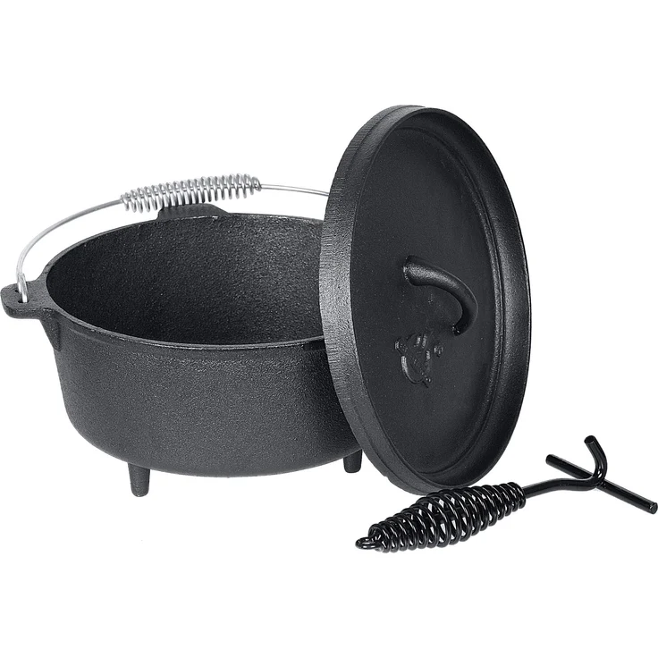 El Fuego Dutch Oven schwarz 5,64 Liter – Bild 4