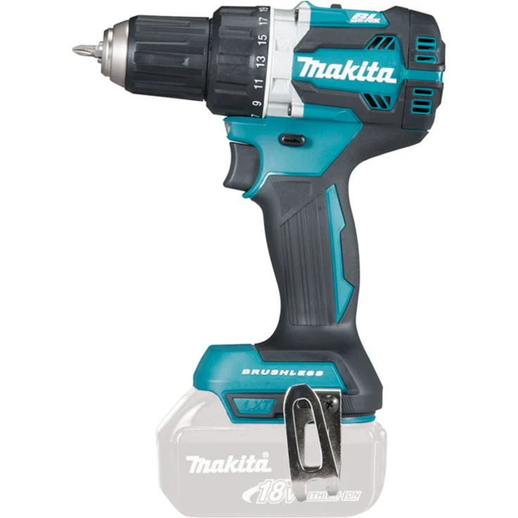 Makita DDF484Z Akku-Bohrschrauber (ohne Akku und Ladegerät) 1,5 - 13 mm Bohrfutter 38 mm, 13 mm Bohrleistung 54 Nm hart - 30 Nm weich blau 500 - 2000 U/min 2-Gang – Bild 3