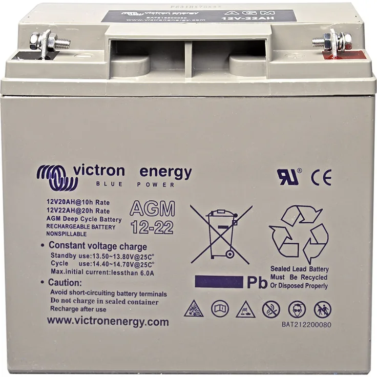Victron AGM 12V 22Ah Deep Cycle Akku Akkue