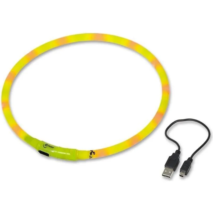 Nobby LED Lichtschlauch Visible Hals: 70 cm, Breite: 10 mm, gelb
